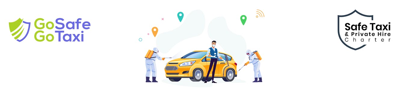 Safe Taxi Travel Logos and Graphics